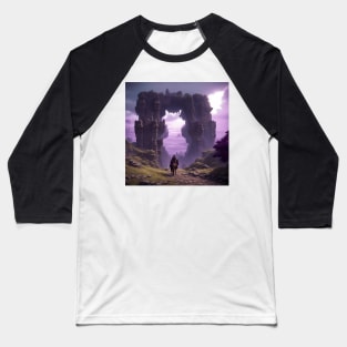 Shadow of the Colossus inspired art Baseball T-Shirt